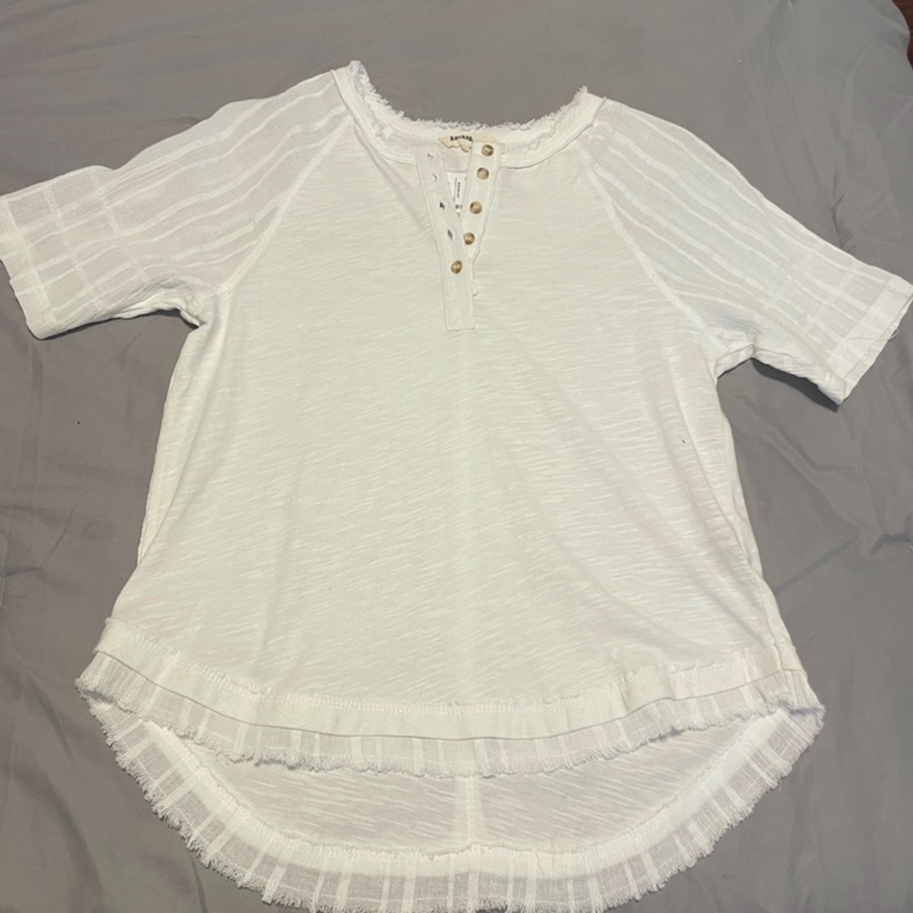 White blouse from small business